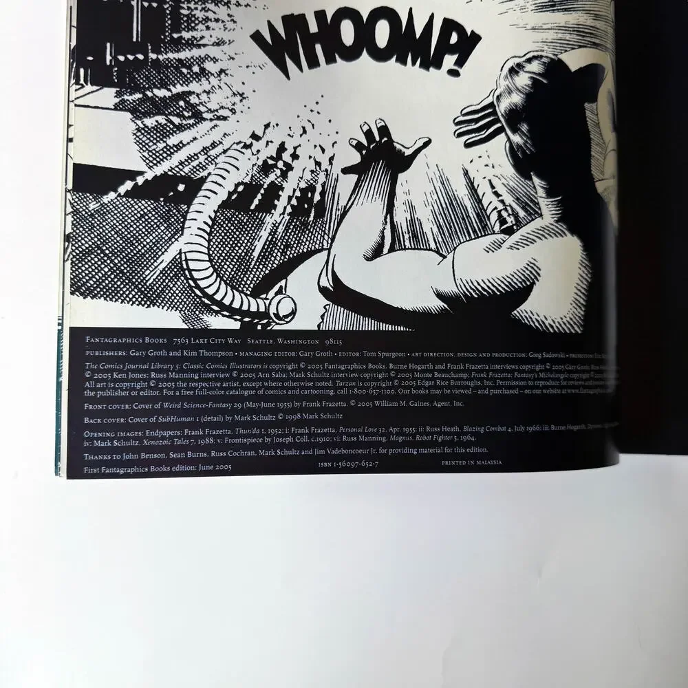 The Comics Journal Library Vol 5 Classic Illustrators Frank Frazetta Russ Heath
